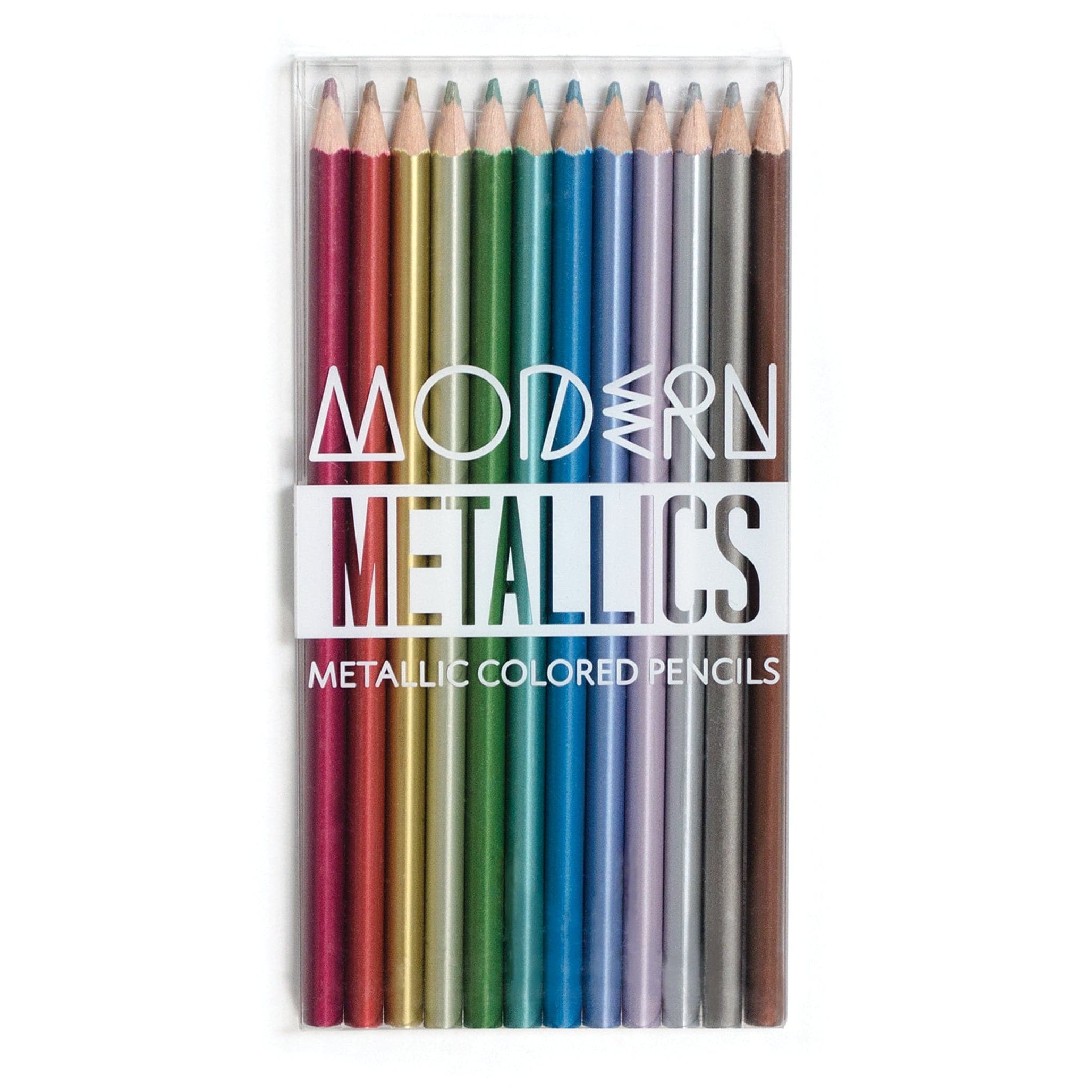 High - Quality Modern Metallics Art Colored Pencils Set