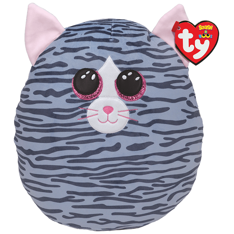 Super Soft Squishy Kiki - The Adorable Gray Striped Cat