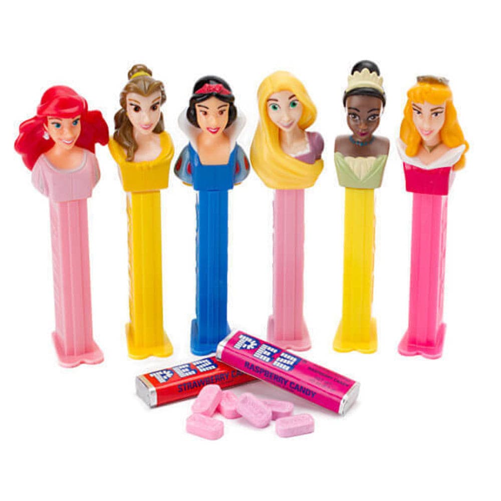 Collectible Disney Princesses Assorted Styles Pez Blister Card Candy Dispenser