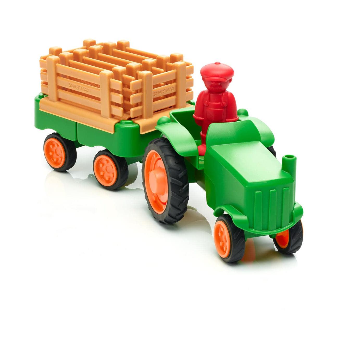 Safe and Fun SMARTMAX My First Magnetic Farm Tractor Set for Young Children