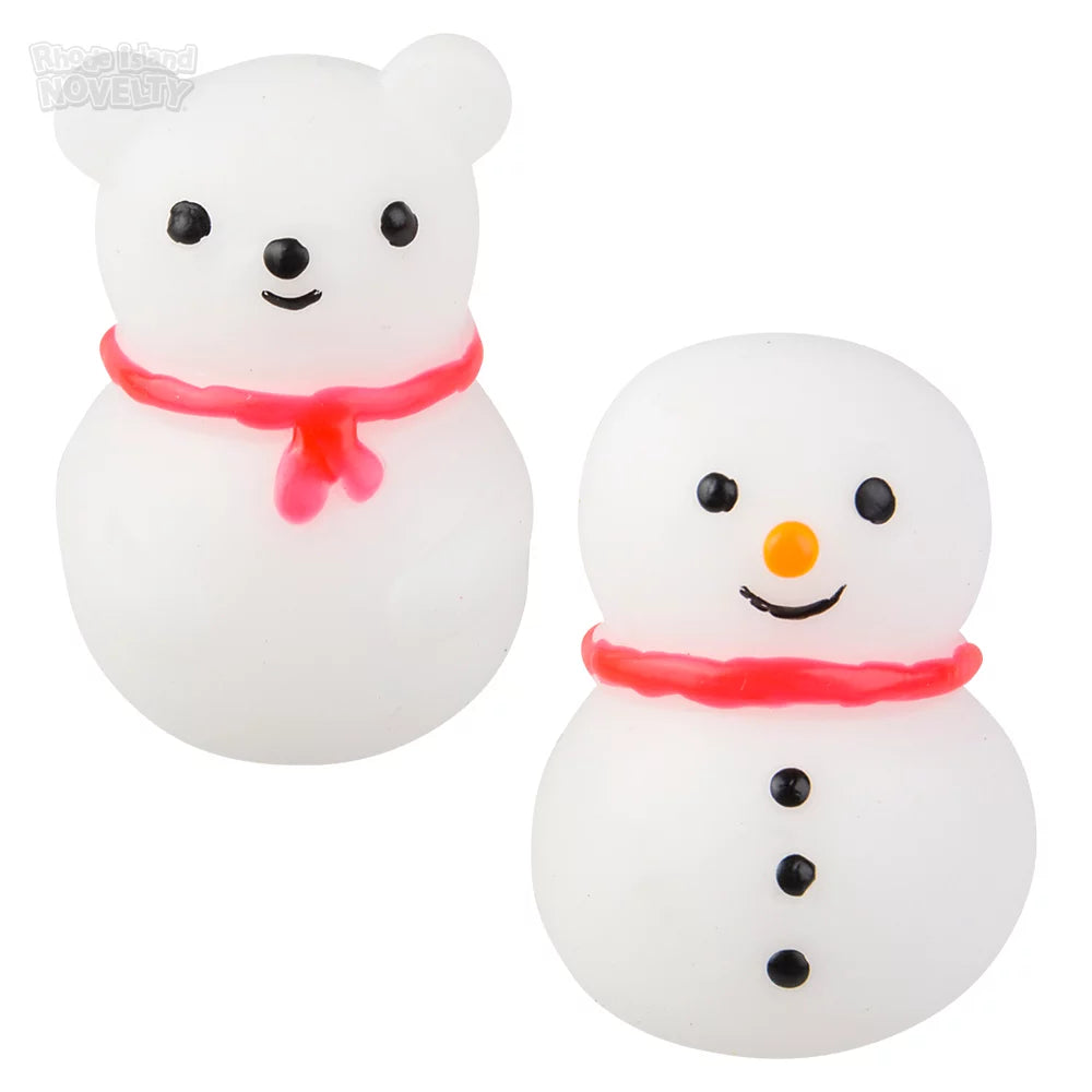 1.5-Inch Assorted Styles of Gummy - Shaped Christmas Collectible Characters