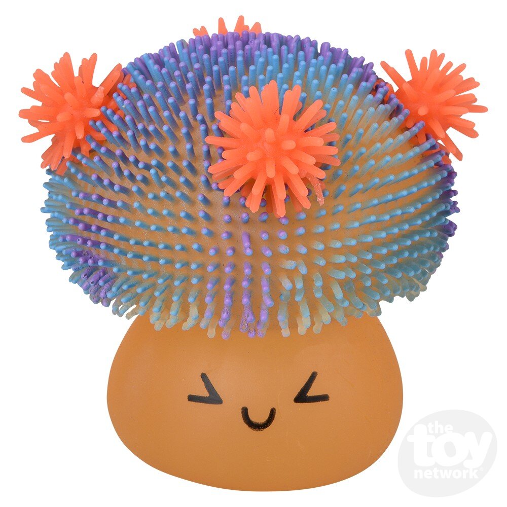 Three Sugar-themed Puffer Mushroom Fidget Toys