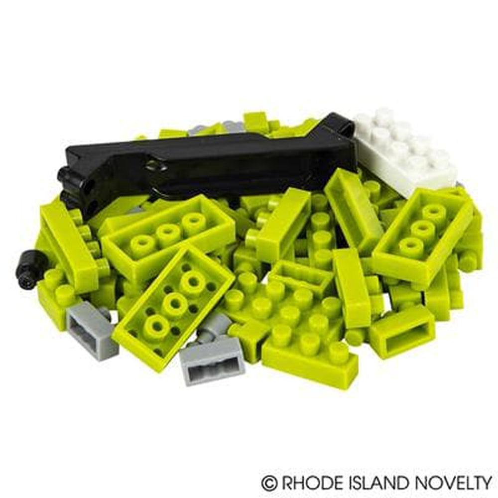 54-Piece Mini Building Blocks for Creating a Stand - up Triceratops