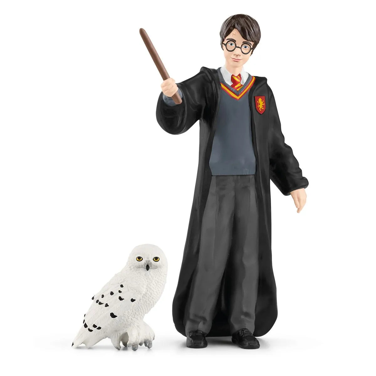 The Magical Duo: Harry Potter and His Faithful Snowy Owl Hedwig Figurine