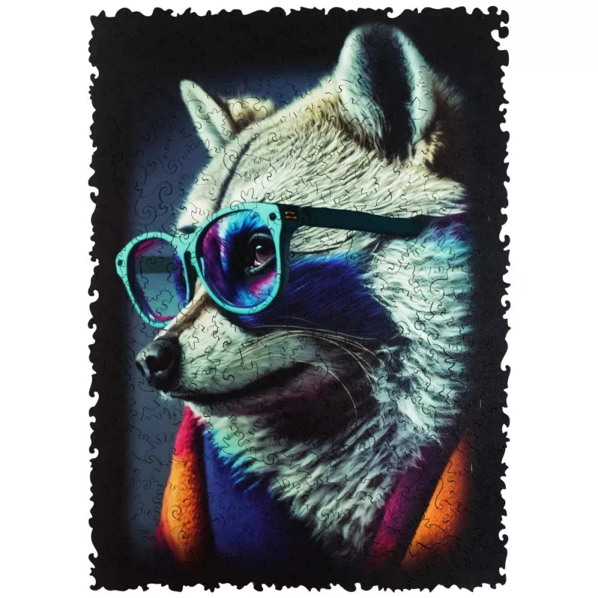 GlowUp Art - A High - Quality Bandit Themed Wooden Jigsaw Puzzle for All Ages