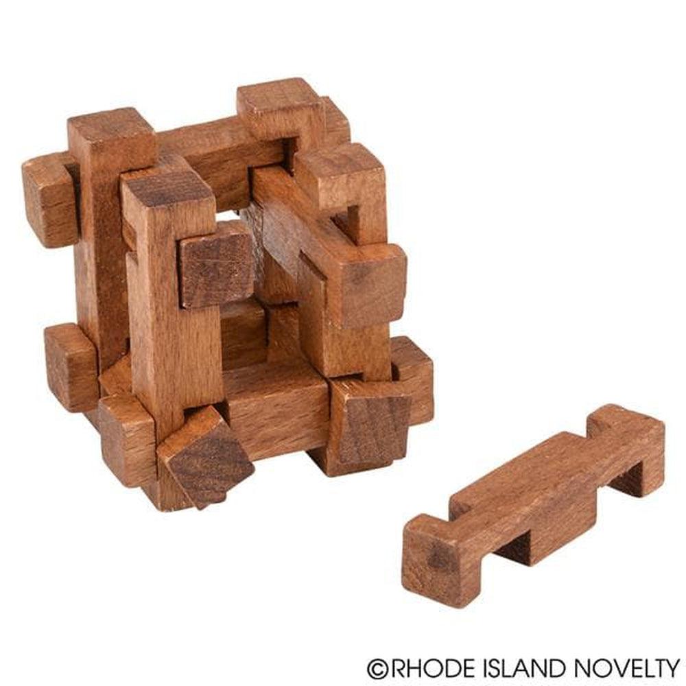 1.75-Inch Challenging Wooden Brainteaser for Ages 6+