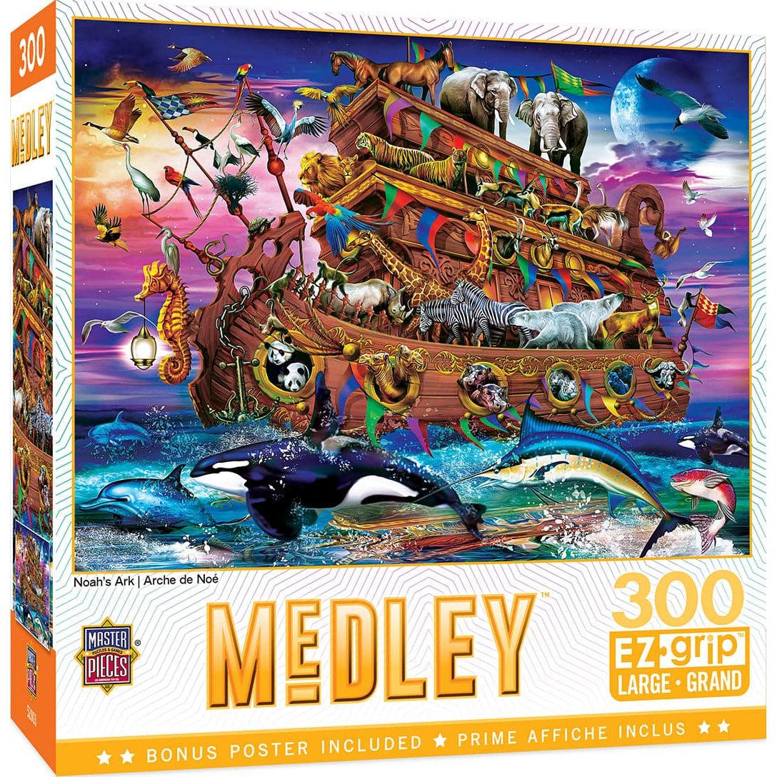 300-Piece EZ Grip Noah's Ark Medley Puzzle for Family Fun