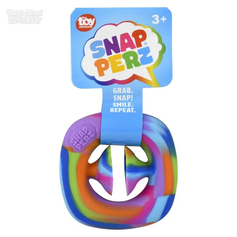 2.25-inch Colorful Rainbow Snapperz Fidget Stress Relief Toy