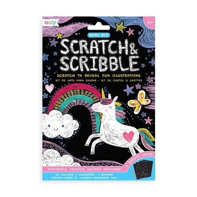 Fun - sized Funtastic Friends Scratch and Scribble Art Mini Kit