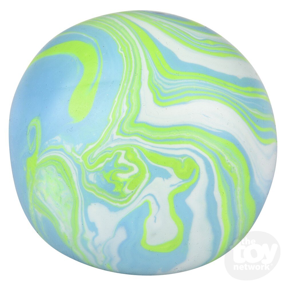 2.33 - Inch Squishable and Stretchable Marbleized Gummy Ball for Kids