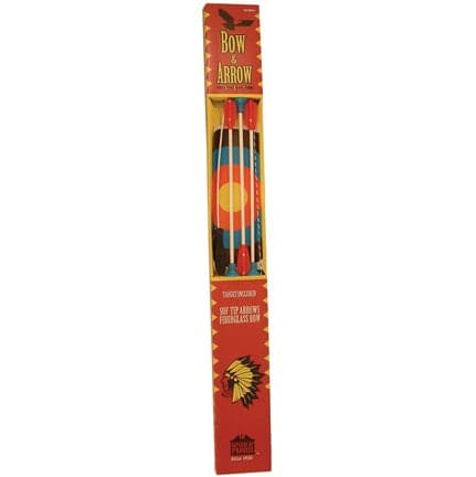 34-Inch Medium-Sized Fiberglass Bow with Three 12-Inch Arrows