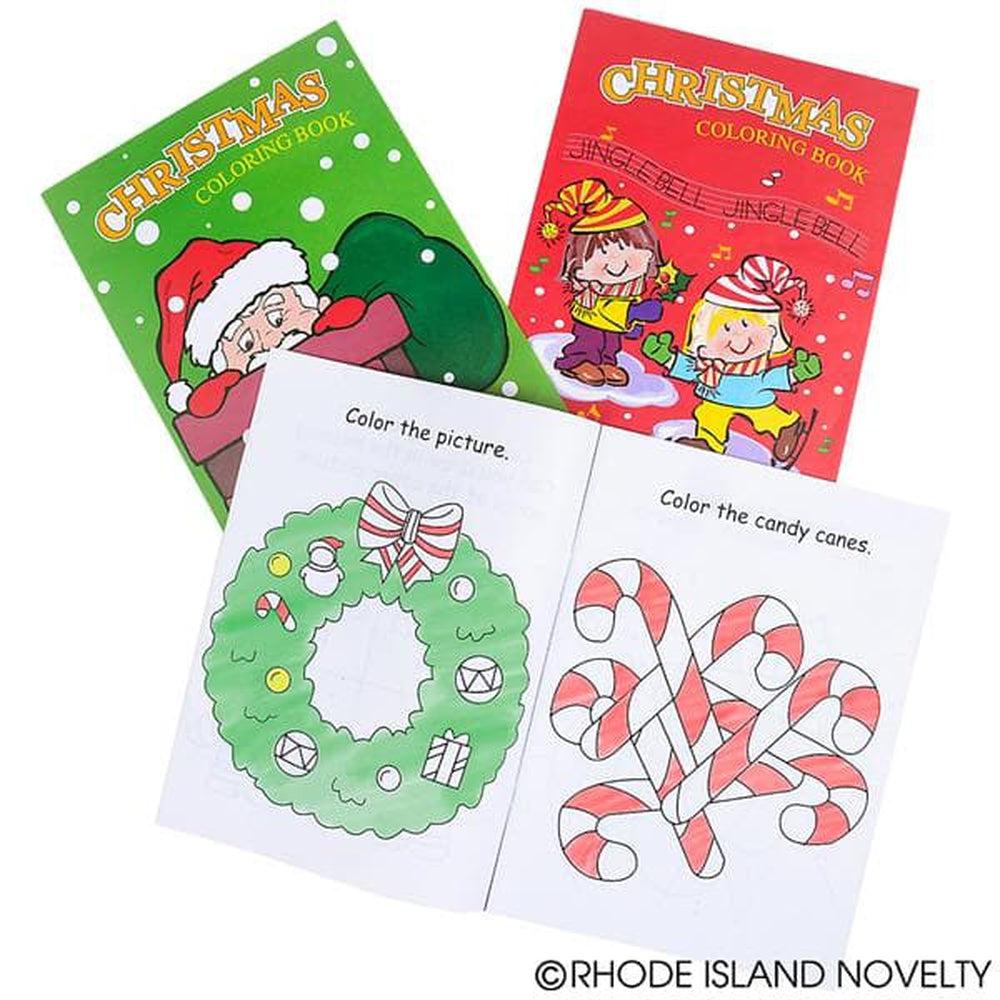 12-Book Set of 12-Page Christmas Coloring Books per Bag