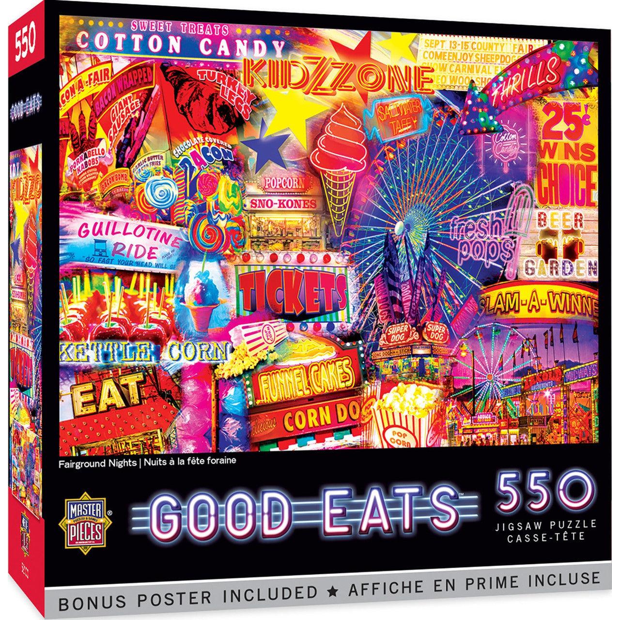 MasterPieces 550 Piece Fairground Nights Puzzle - 24' x 18'