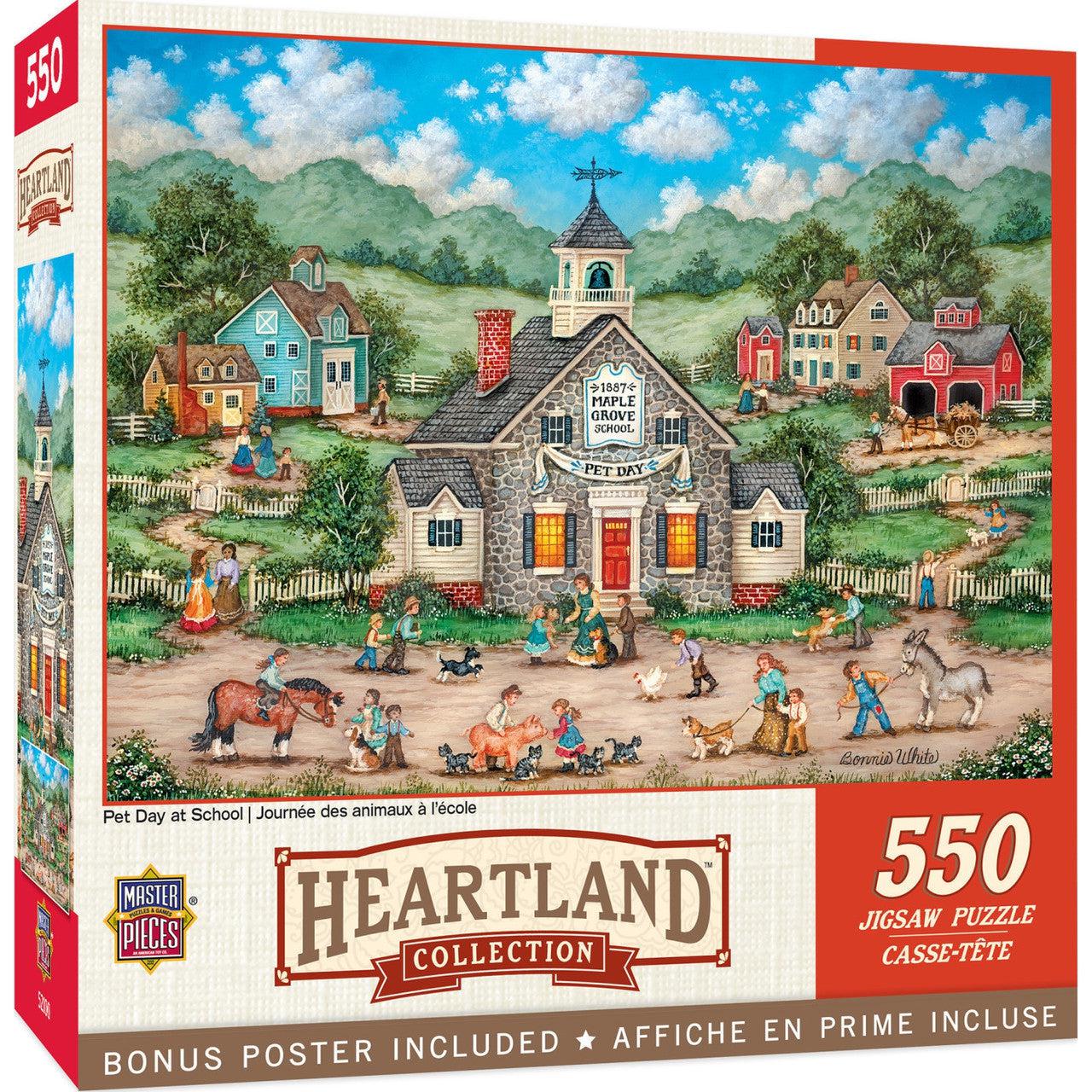 Heartland Collection - 550 - Piece 'Pet Day at School' Puzzle