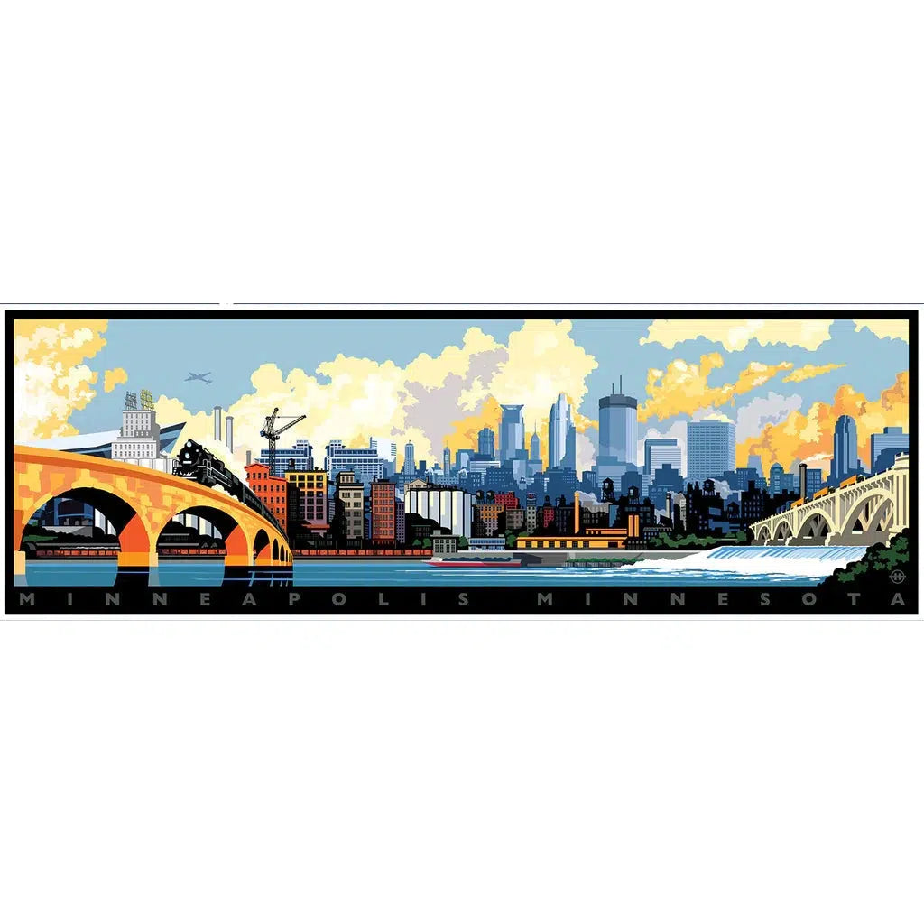 750 - Piece Jigsaw Puzzle: Puzzle Twist Featuring the Minneapolis Skyline