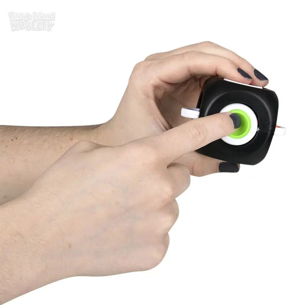 Two-piece Spinning Cube Fidget Toy for Stress Relief