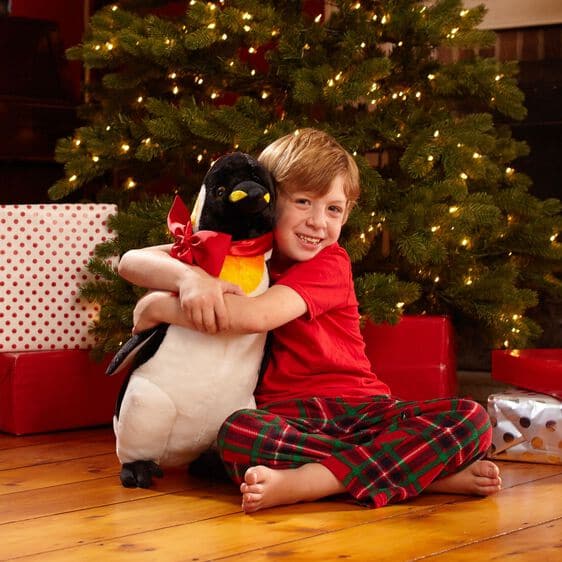 Giant Lifelike Plush Penguin - A Realistic Animal Stuffed Toy