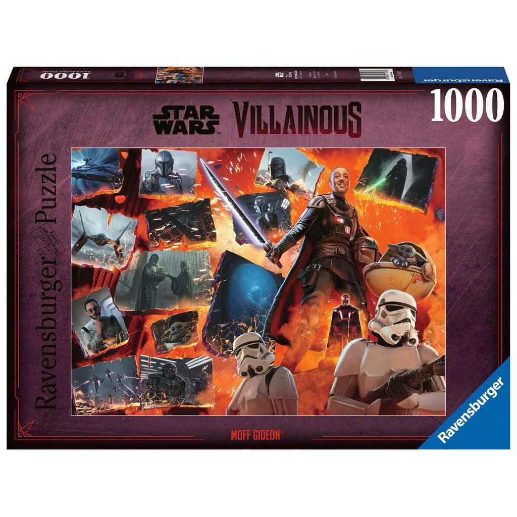 Star Wars Villainous Collection: 1000-Piece Jigsaw Puzzle Featuring Moff Gideon