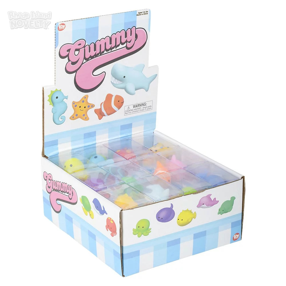 1.5-Inch Assorted Gummy Sea Life Animals - Irresistible Impulse Toys