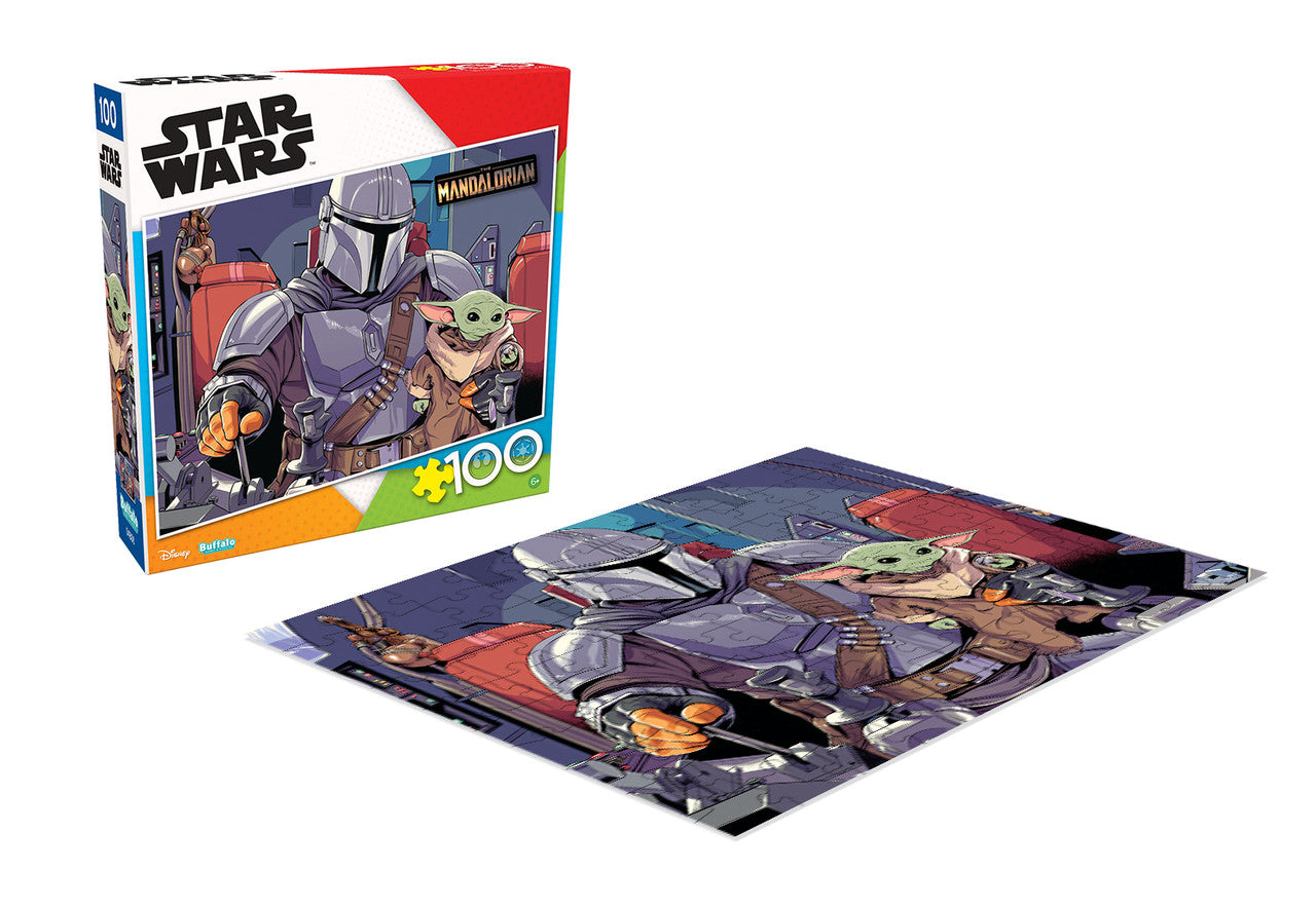 Star Wars: The Mandalorian - The Adorable Child 100 Piece Jigsaw Puzzle for Young Jedi Fans