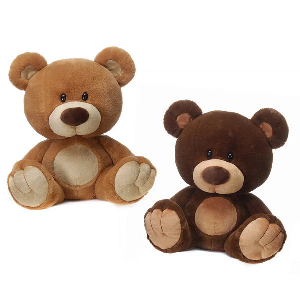 15 - inch Holiday - themed Sitting Bears in Dark or Light Brown