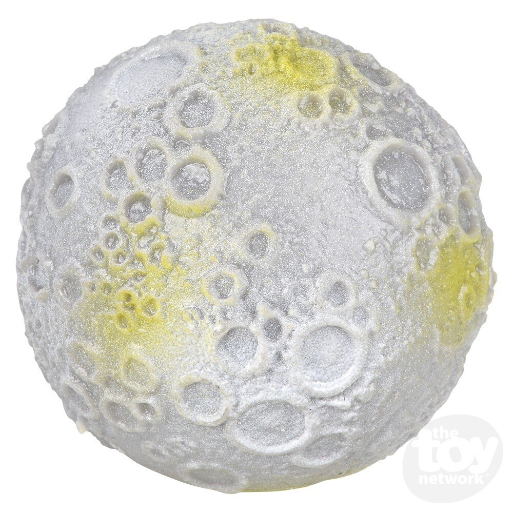 2.75 - inch Illuminated Moon - Bouncing Toy Ball for Indoor and Outdoor Fun