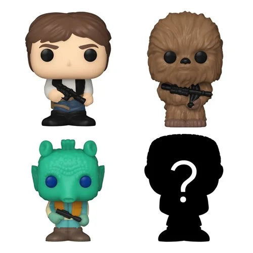 Star Wars Collectible - Han Solo Themed Funko Bitty Pop! Mini-Figure 4-Pack Set for Enthusiasts