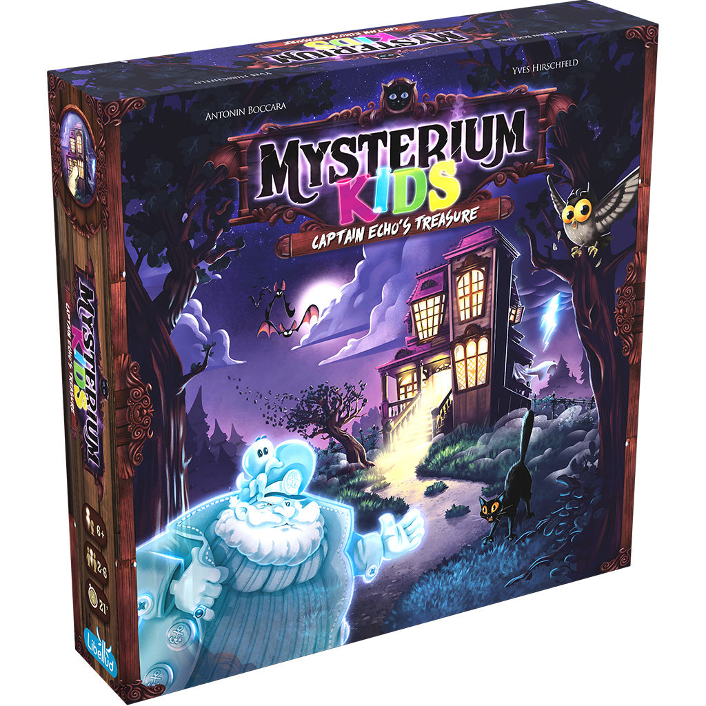 Mysterium Kids Cooperative Board Game: Captain Echo's Hidden Treasure