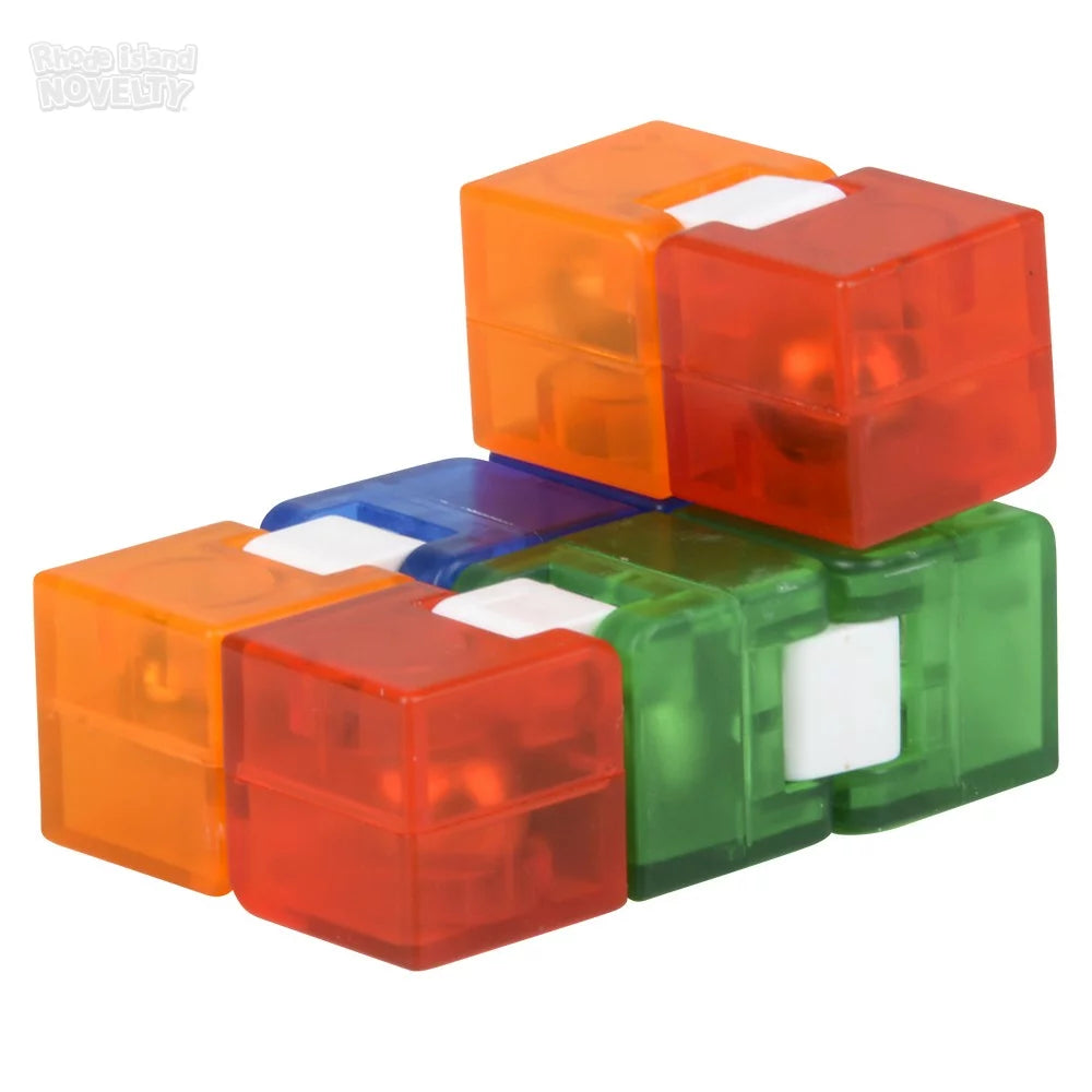 3.25 - Inch Colorful Flip Cube for Endless Fidgeting Fun