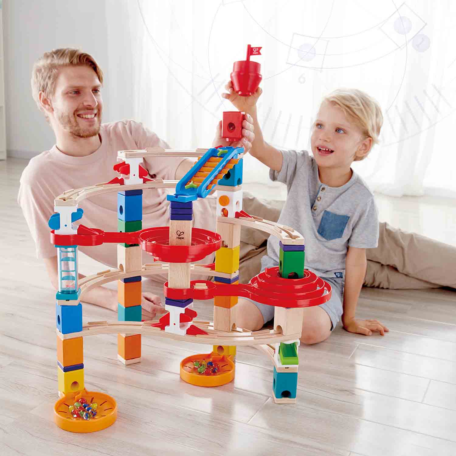 Hape Quadrilla Premium Super Spirals Set for Endless Spinning Fun