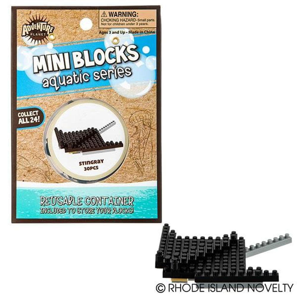 30-Piece Mini Building Blocks Set - Create a Stand-Up Stingray