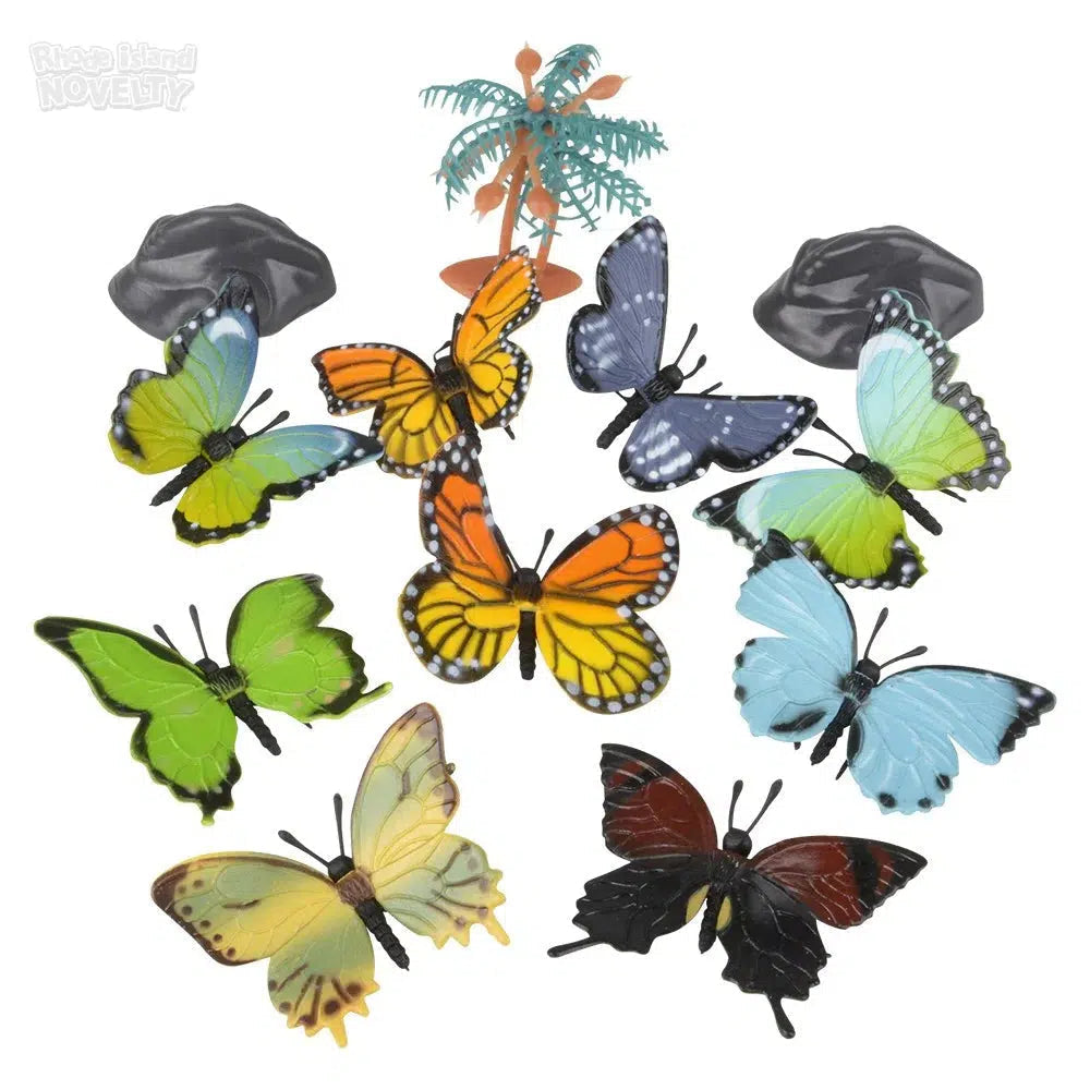 12-Piece Colorful Butterfly Mesh Bag Play Set Ideal for Gifts and Parties