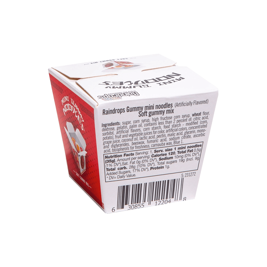 Mini Gummy Noodles - 1.2 Ounce Delightful Treats