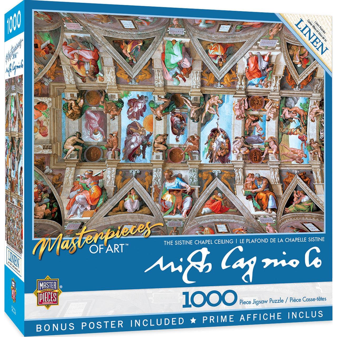 High - Quality 1000 - Piece Art Jigsaw Puzzle: Masterpieces of the Sistine Chapel
