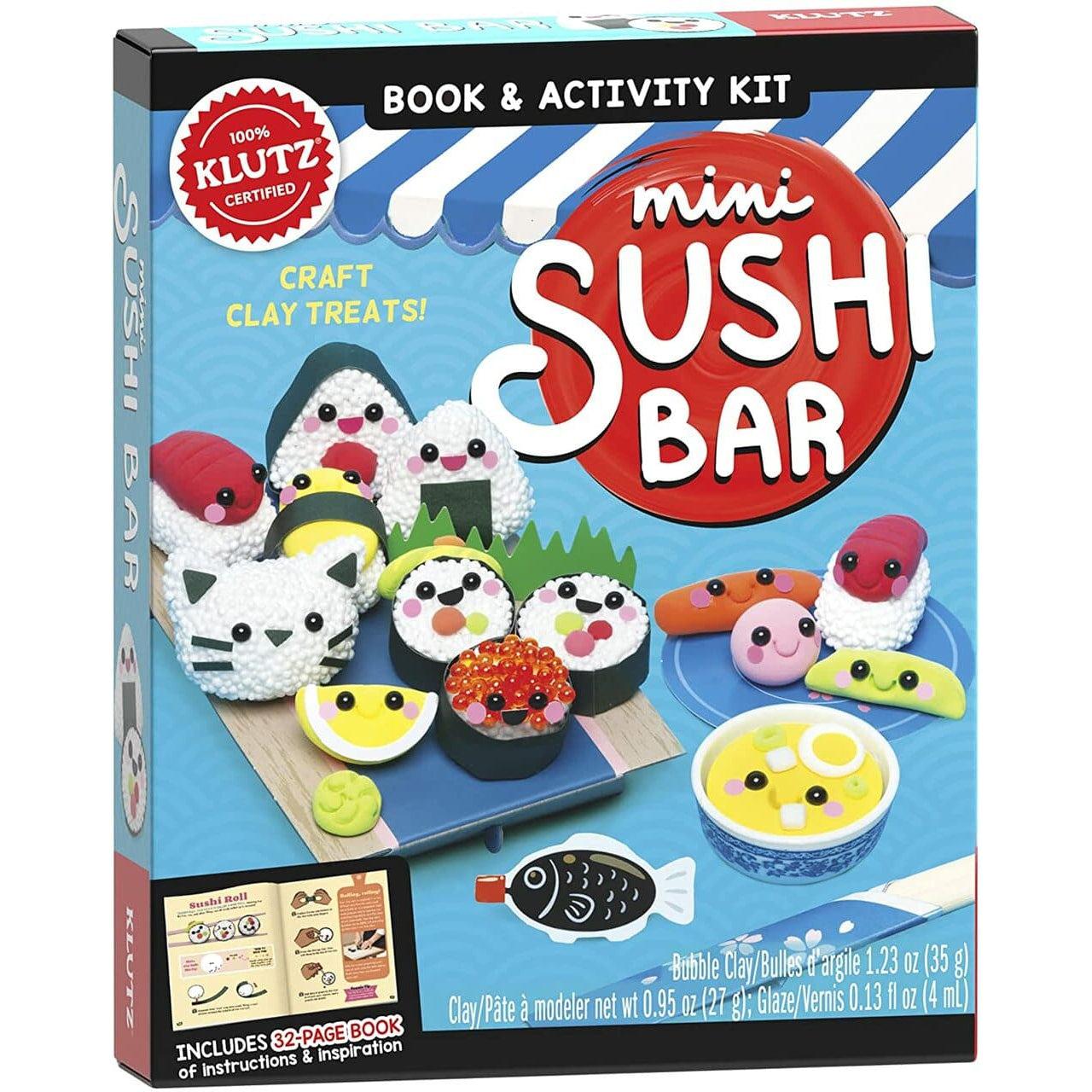 Adorable Mini Sushi Bar DIY Kit for Creating Clay Confections