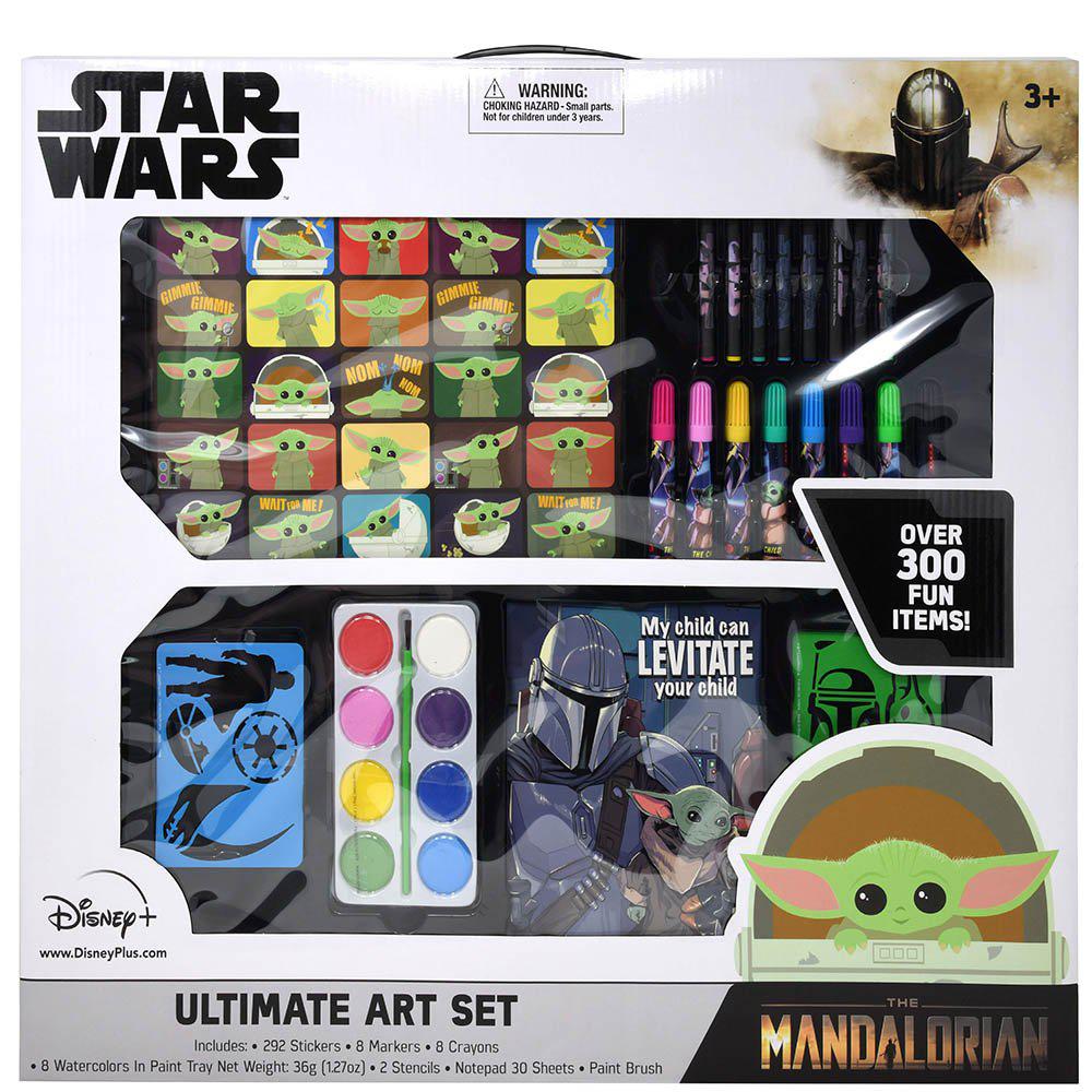 Ultimate Star Wars Art Stationery Gift Set in Box Featuring The Adorable Child Character