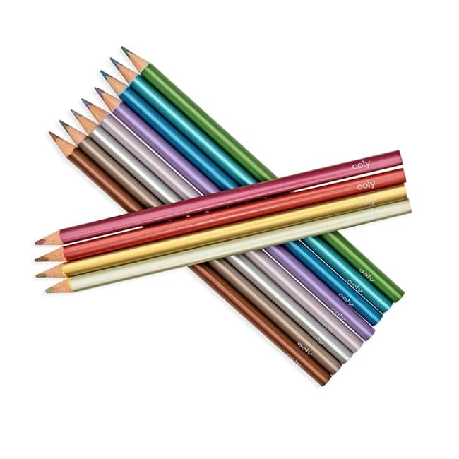 High - Quality Modern Metallics Art Colored Pencils Set