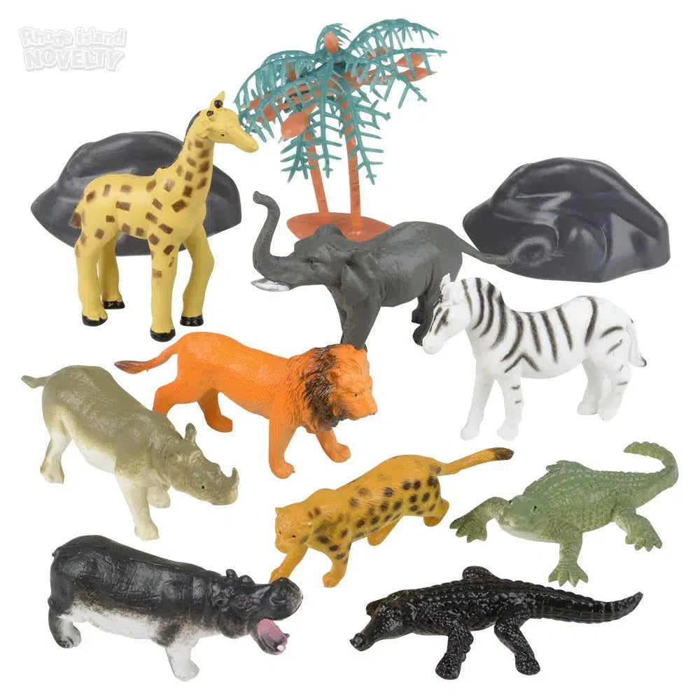 12-Piece Safari-Themed Mesh Bag Play Set with Header Card