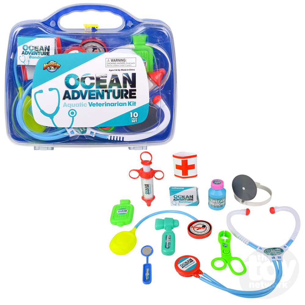 10-Piece Aquatic Veterinary Practice Kit for Young Aspiring Vets