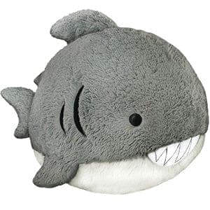 15-inch Squishy Great White Shark Plush Toy