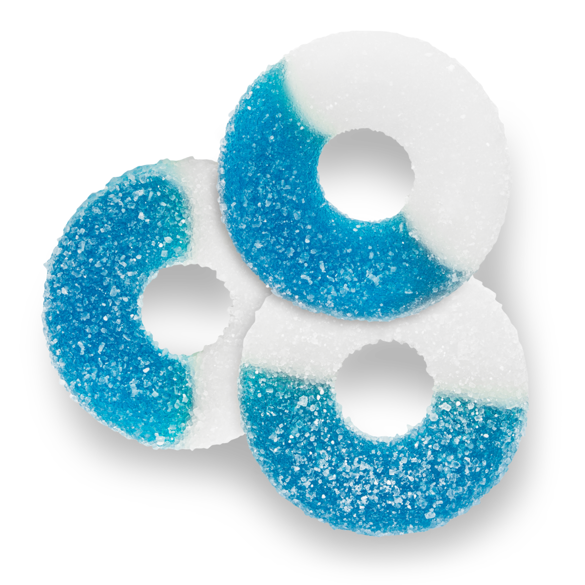 4.5 lb. Bag of Delicious Blue Raspberry Flavored Gummi Rings