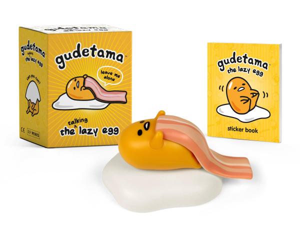 Gudetama: The Charming Talking Lazy Egg Figurine for Desktop Decoration