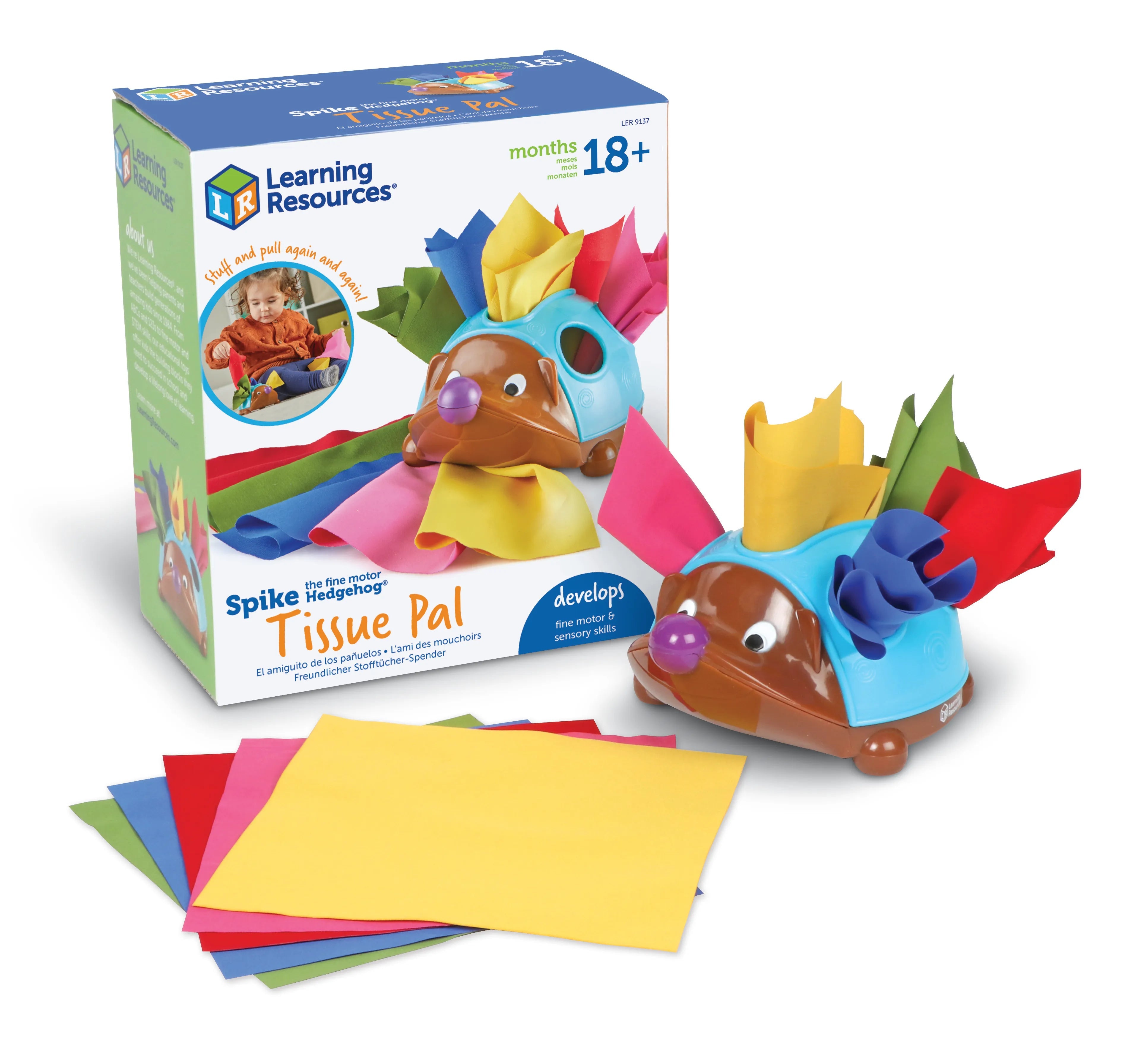 Spike, the Hedgehog Tissue Pal for Fine Motor Skill Development