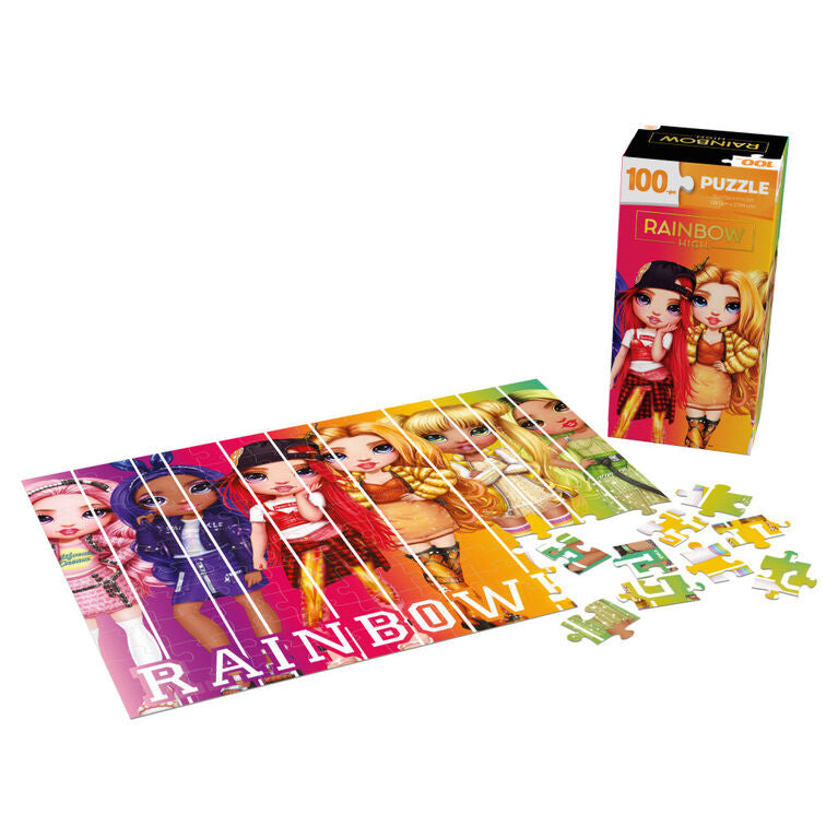 Rainbow High 100-Piece Sturdy Tower Jigsaw Puzzle for Kids