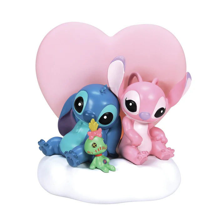 Illuminating Stitch, Angela and Scrump Light - Up Collectible Figurine