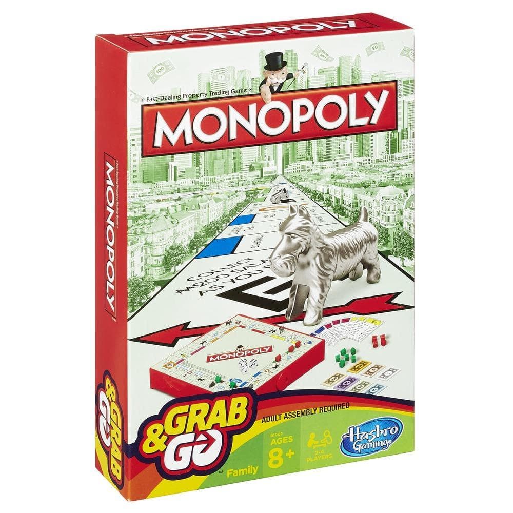 Portable Travel Game Collection of Grab-and-Go Style Featuring Popular Hasbro Games