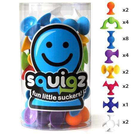 Beginner's Set of Squigz Fun Suction Toys