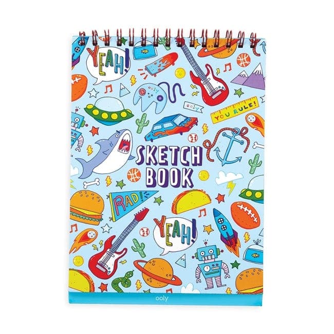 Awesome Standing Sketchbook for Kids with Built - in Stand and Cool Doodles