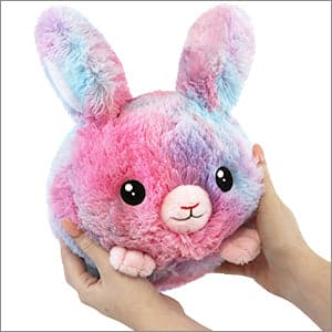Cute Mini Cotton Candy Bunny Squishables - Set of 7
