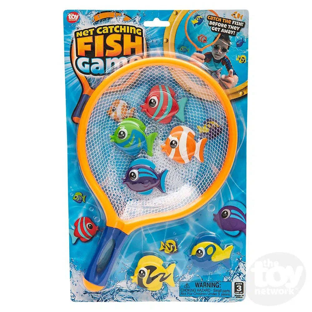 11.75-Inch Blue or Yellow Fishing Net Game for Ages 3+